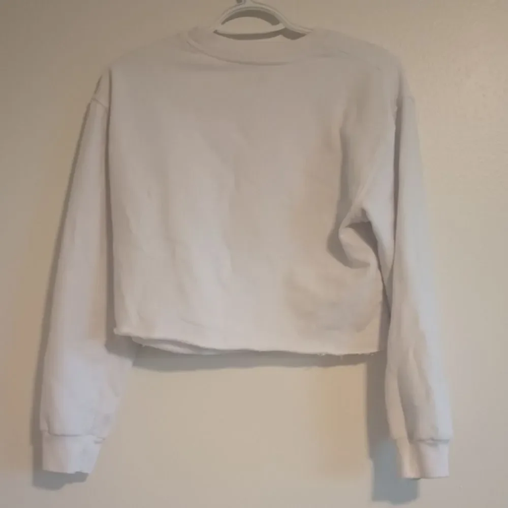 Peanuts Charlie Brown & Friends Womens Sz L Long Sleeve Cropped Tshirt - Picture 5 of 5